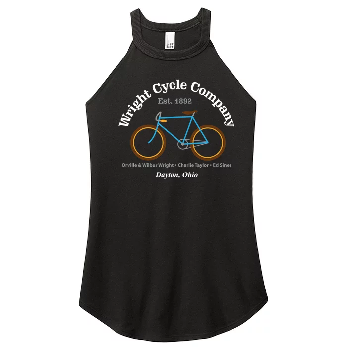 Wright Brothers Cycle Bicycle Company First Airplane Women’s Perfect Tri Rocker Tank