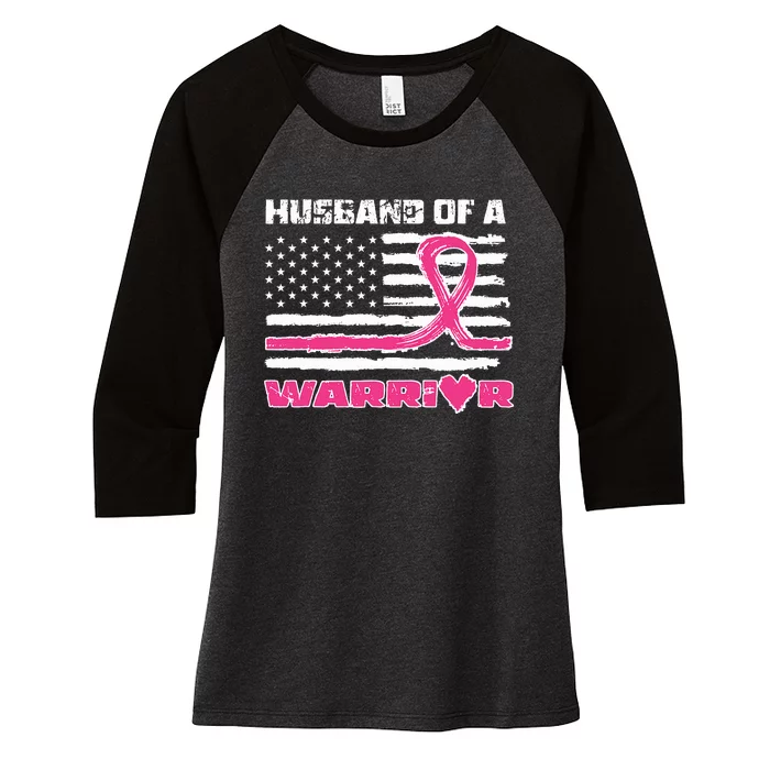 Warrior Breast Cancer Awareness Women's Tri-Blend 3/4-Sleeve Raglan Shirt