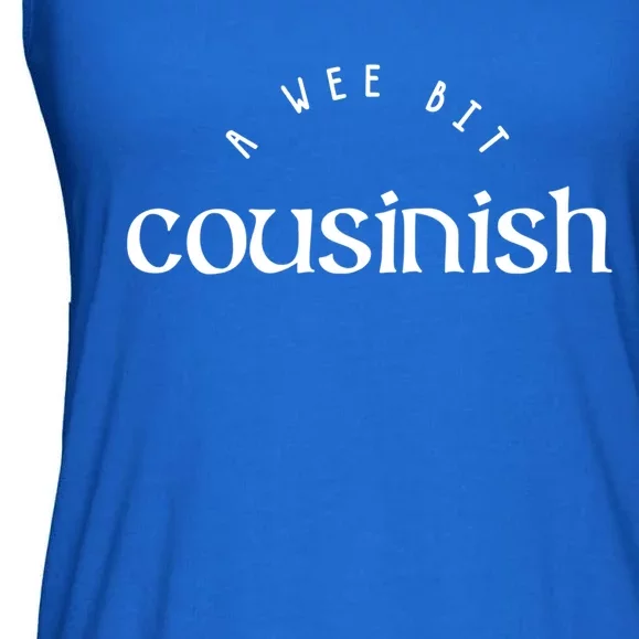 Wee Bit Cousinish St Patricks Day Funny Cousin Irish Gift Ladies Essential Flowy Tank