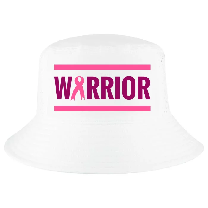 Warrior Breast Cancer Ribbon Cool Comfort Performance Bucket Hat