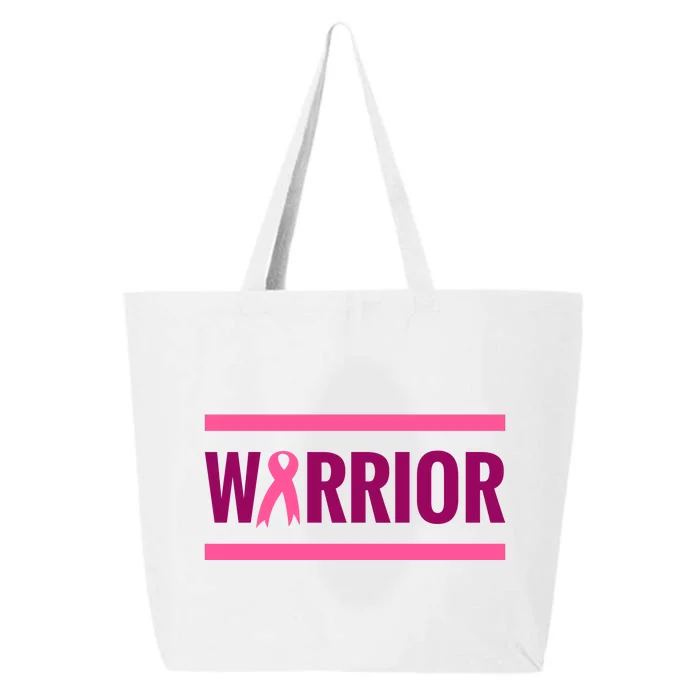 Warrior Breast Cancer Ribbon 25L Jumbo Tote