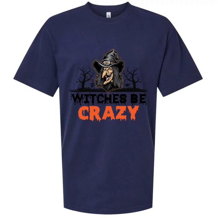 Witches Be Crazy Gift Sueded Cloud Jersey T-Shirt