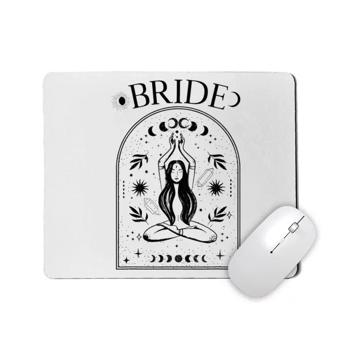 Witchy Bride Coven Tarot Celestial Gothic Bachelorette Party Mousepad