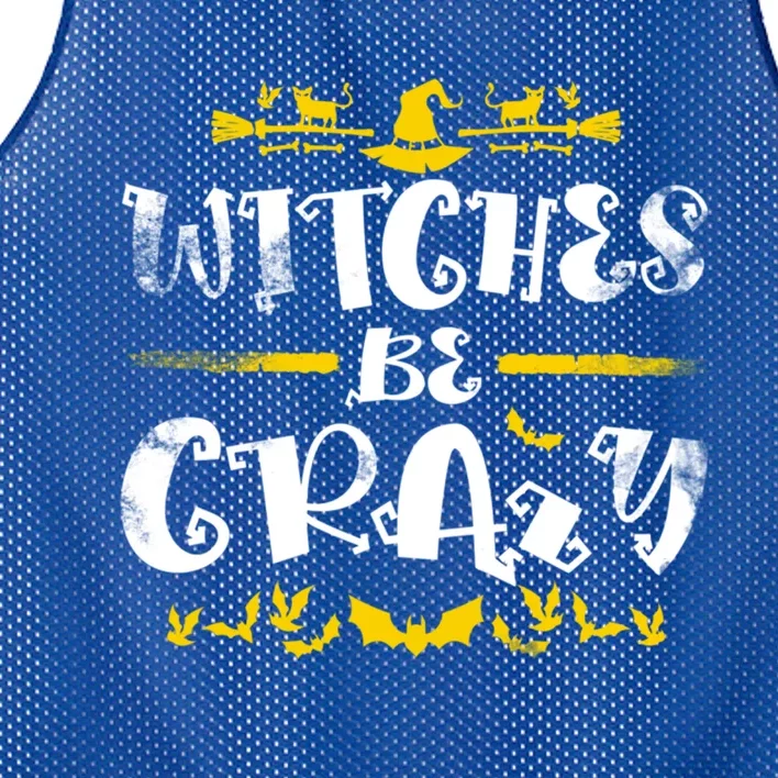 Witches Be Crazy Witch Halloween Matching Costume Gift Mesh Reversible Basketball Jersey Tank