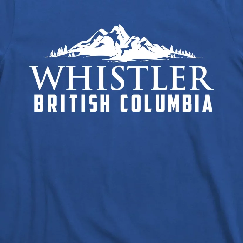 Whistler British Columbia Canada Skiing Lover Gift Funny Gift T-Shirt