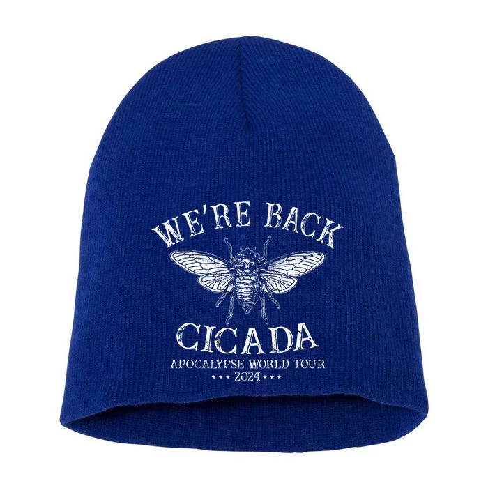 We’Re Back Cicada Apocalypse Short Acrylic Beanie