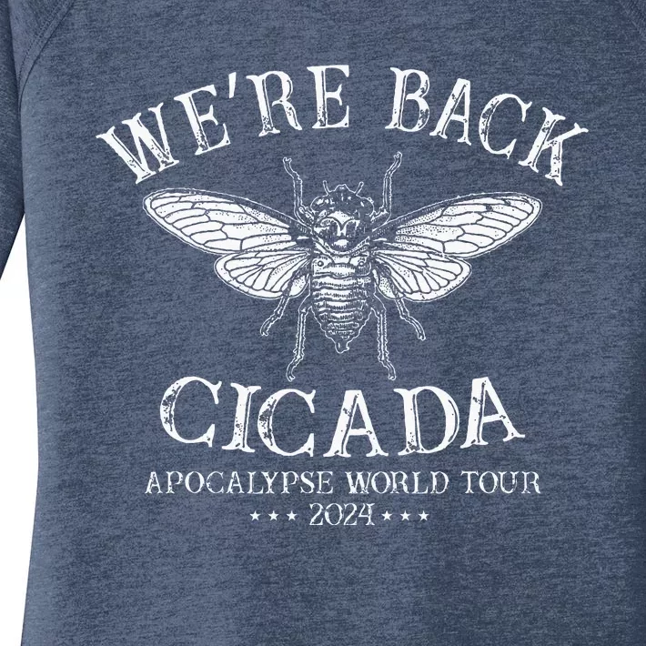 We’Re Back Cicada Apocalypse Women's Perfect Tri Tunic Long Sleeve Shirt