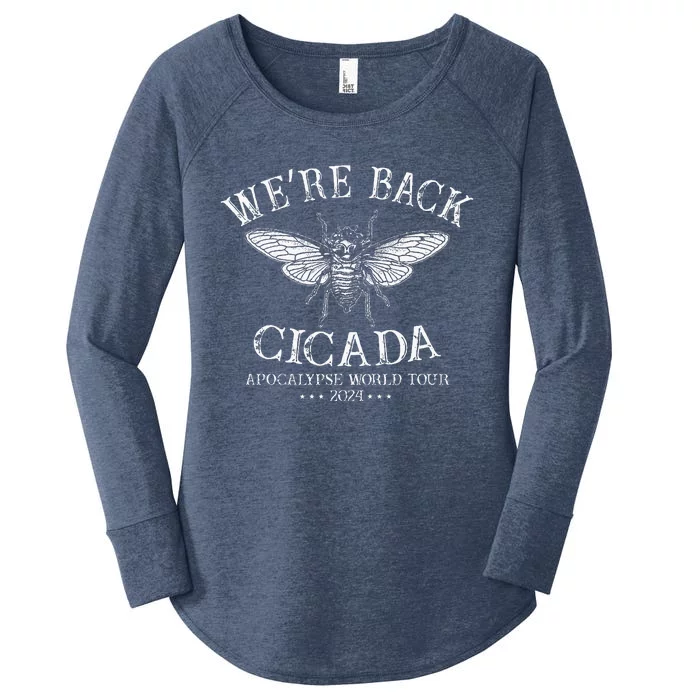 We’Re Back Cicada Apocalypse Women's Perfect Tri Tunic Long Sleeve Shirt