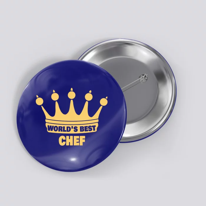 Worlds Best Chef Saying Funny Chef Gift Button