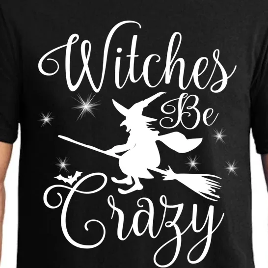 Witches Be Crazy Funny Halloween Witch Gift Pajama Set