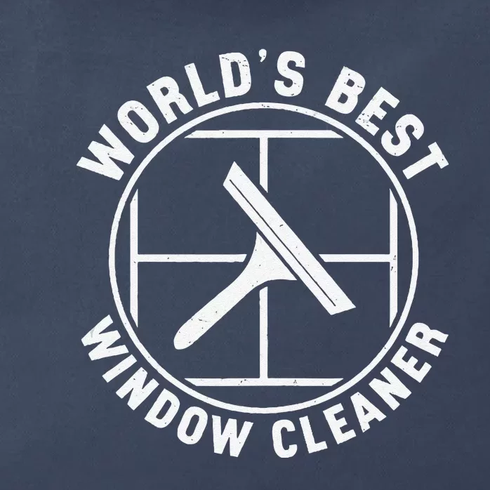 WorldS Best Cool Window Washing Professional Window Cleaner Zip Tote Bag