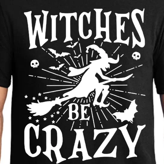 Witches Be Crazy Funny Halloween Witch Salem 1692 Halloween Gift Pajama Set