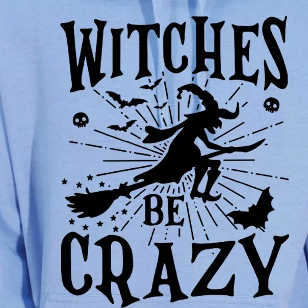 Witches Be Crazy Funny Halloween Witch Salem 1692 Halloween Gift Unisex Surf Hoodie