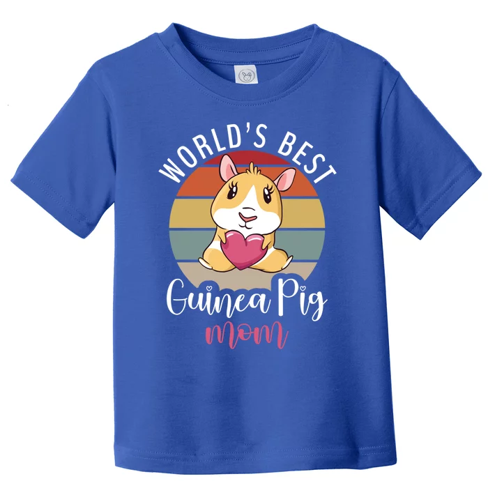 Worlds Best Cute Guinea Pig Mom Gift Toddler T-Shirt