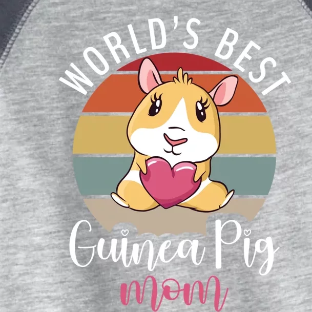 Worlds Best Cute Guinea Pig Mom Gift Toddler Fine Jersey T-Shirt