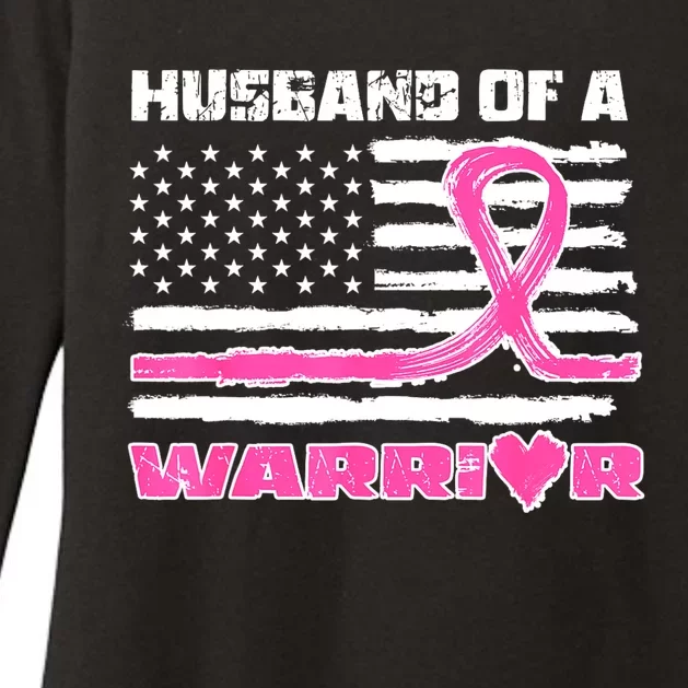 Warrior Breast Cancer Awareness Womens CVC Long Sleeve Shirt