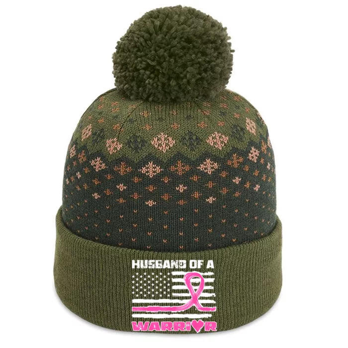 Warrior Breast Cancer Awareness The Baniff Cuffed Pom Beanie