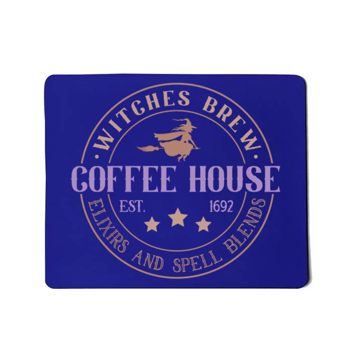 Witches Brew Coffee House Elixirs And Spell Blends Halloween Gift Mousepad