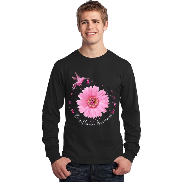 Warrior Breast Cancer Awareness Month Pink Ribbon Tall Long Sleeve T-Shirt