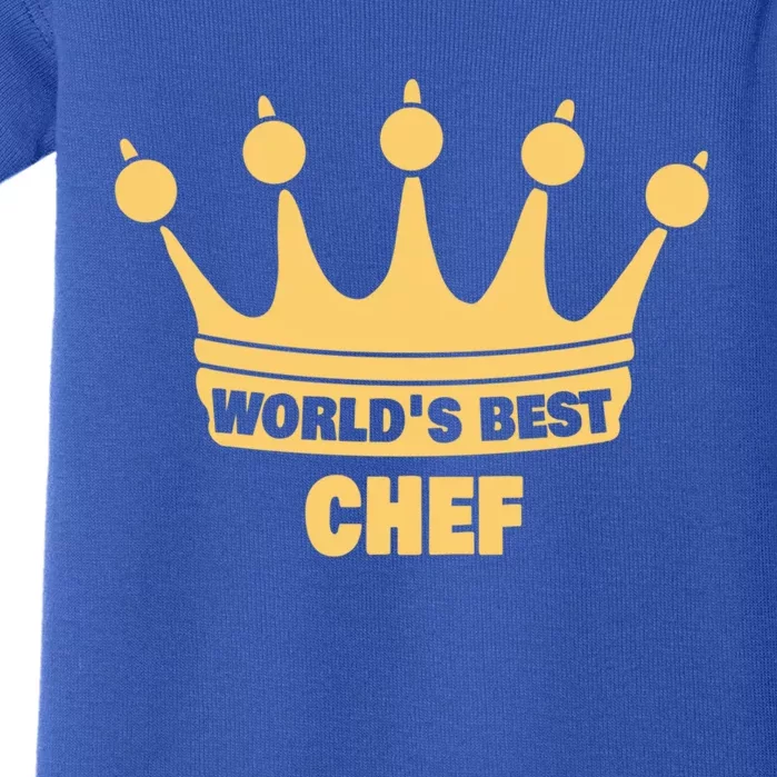 Worlds Best Chef Saying Funny Chef Gift Baby Bodysuit