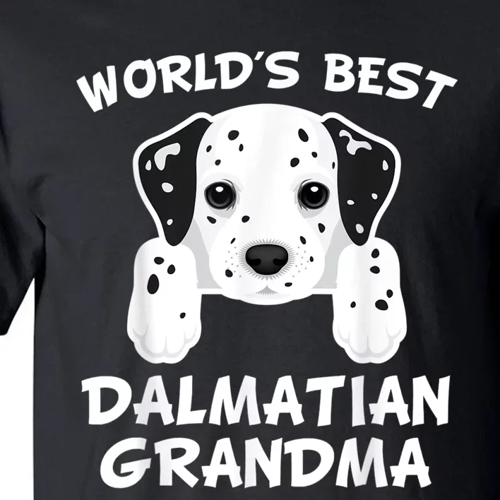 World's Best Dalmatian Grandma Dog Granddog Tall T-Shirt