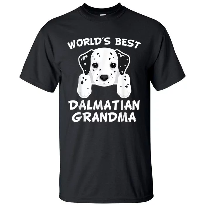 World's Best Dalmatian Grandma Dog Granddog Tall T-Shirt