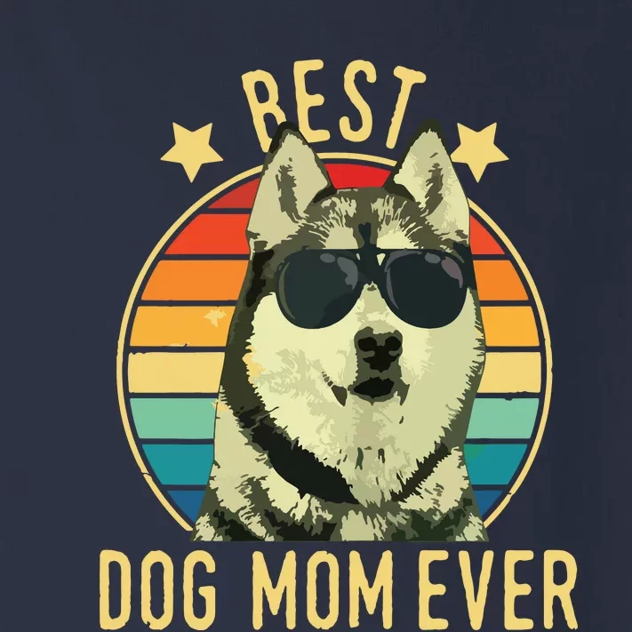 Womens Best Dog Mom Ever Siberian Husky Mothers Day Gift Toddler Long Sleeve Shirt