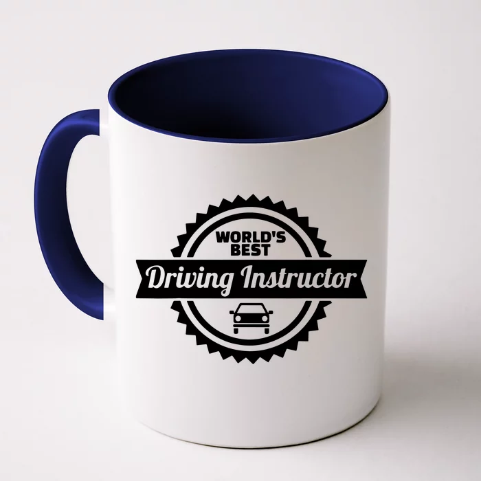 Worlds Best Driving Instructor Front & Back Coffee Mug