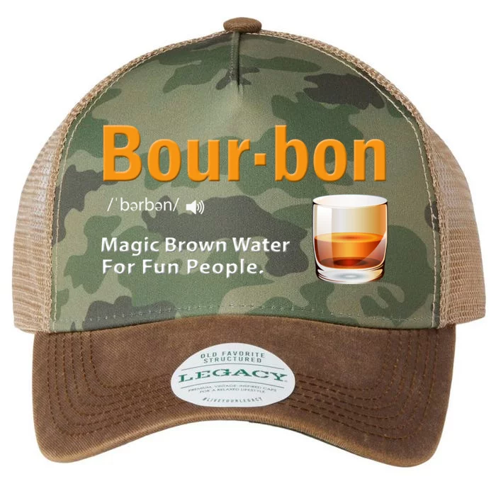 Whiskey Bourbon Definition Magic Brown Water Kentucky Legacy Tie Dye Trucker Hat