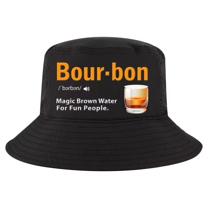 Whiskey Bourbon Definition Magic Brown Water Kentucky Cool Comfort Performance Bucket Hat