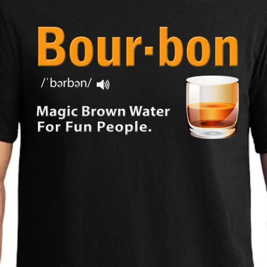 Whiskey Bourbon Definition Magic Brown Water Kentucky Pajama Set