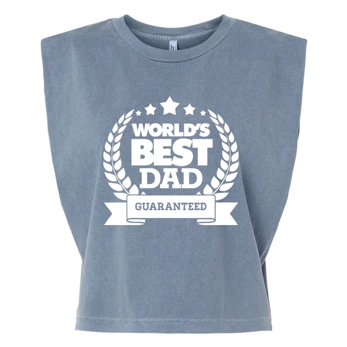 Worlds Best Dad Garment-Dyed Women's Muscle Tee