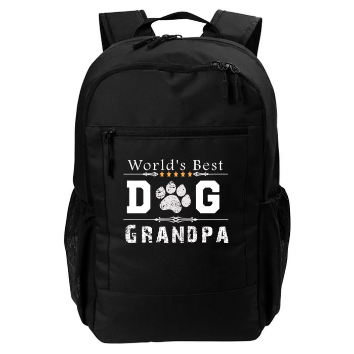 WorldS Best Dog Grandpa Daily Commute Backpack