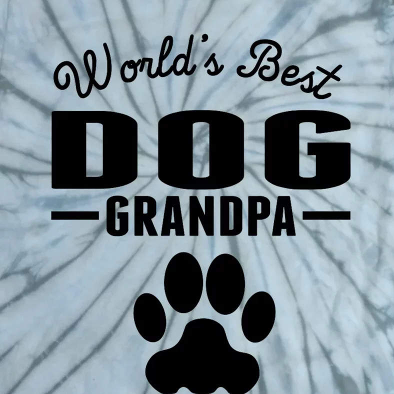 WorldS Best Dog Grandpa Tie-Dye T-Shirt