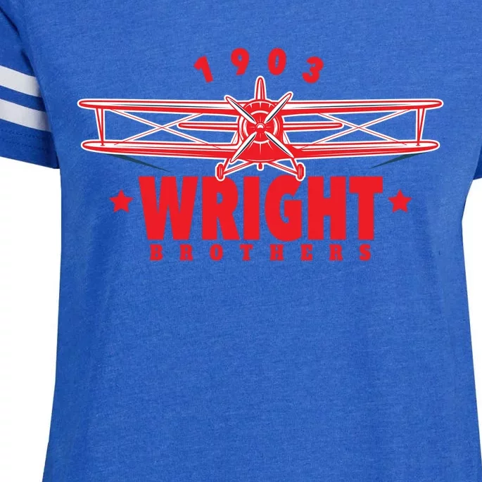 Wright Brothers Day EST 1903 Enza Ladies Jersey Football T-Shirt