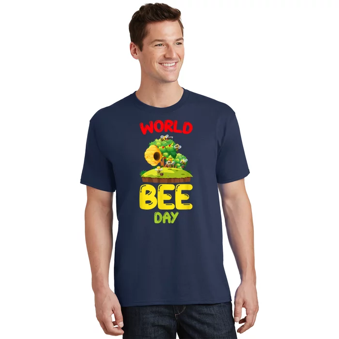 World Bee Day Bee Lover Beekeeper T-Shirt