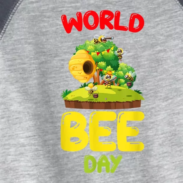 World Bee Day Bee Lover Beekeeper Toddler Fine Jersey T-Shirt