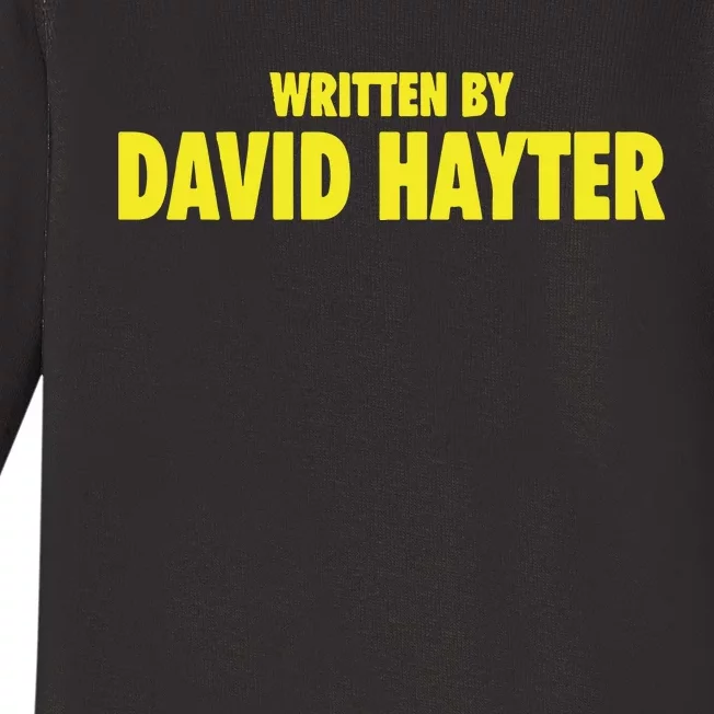 Written By David Hayter Baby Long Sleeve Bodysuit