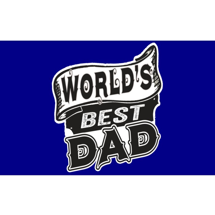 World's Best Dad Funny Fathers Dad Gift Bumper Sticker