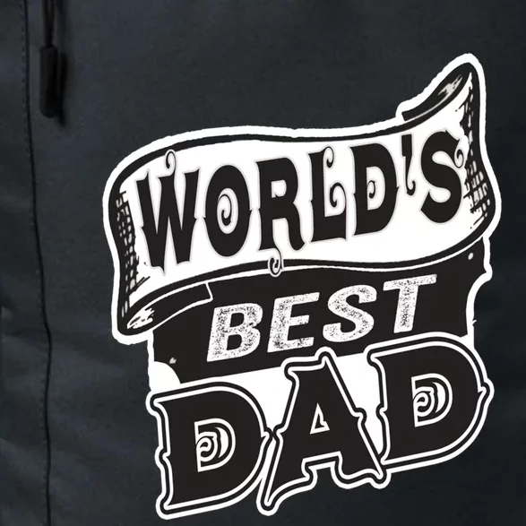 World's Best Dad Funny Fathers Dad Gift Daily Commute Backpack