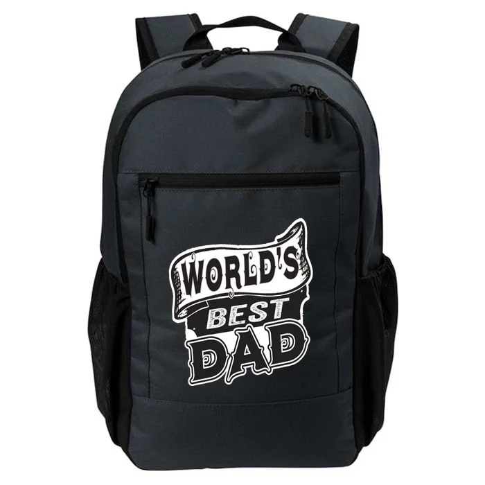 World's Best Dad Funny Fathers Dad Gift Daily Commute Backpack