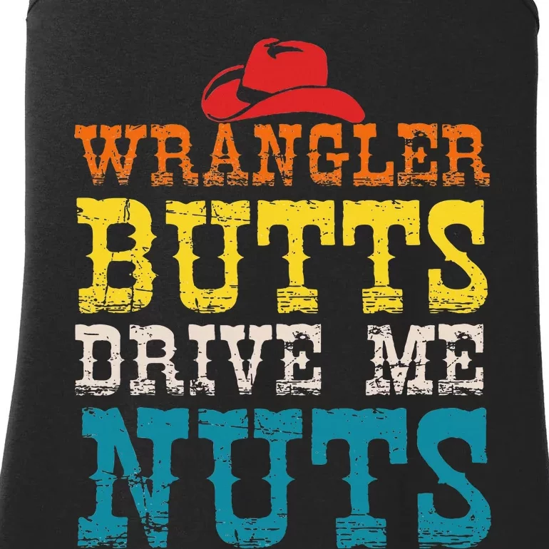 Wrangler Butts Drive Me Nuts Apparel Ladies Essential Tank