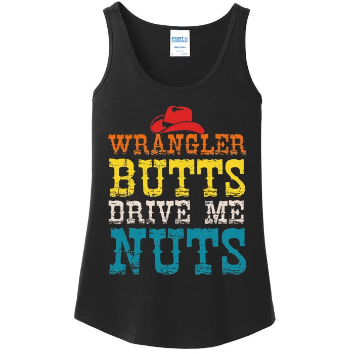 Wrangler Butts Drive Me Nuts Apparel Ladies Essential Tank