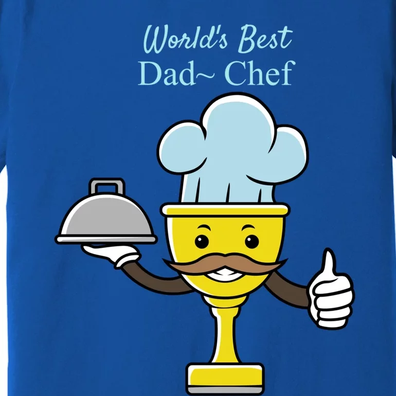 Worlds Best Dad Chef Gift Premium T-Shirt