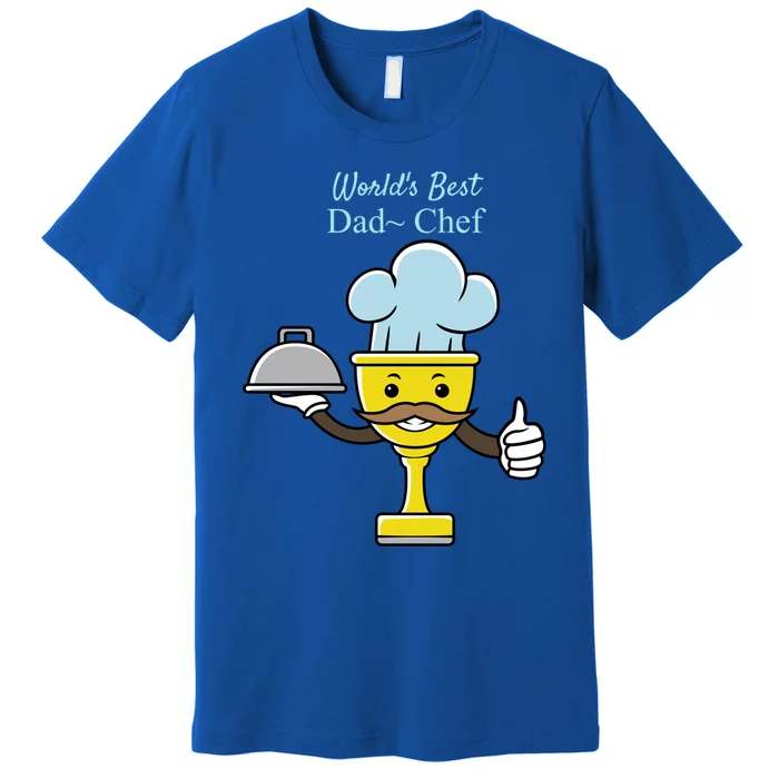 Worlds Best Dad Chef Gift Premium T-Shirt