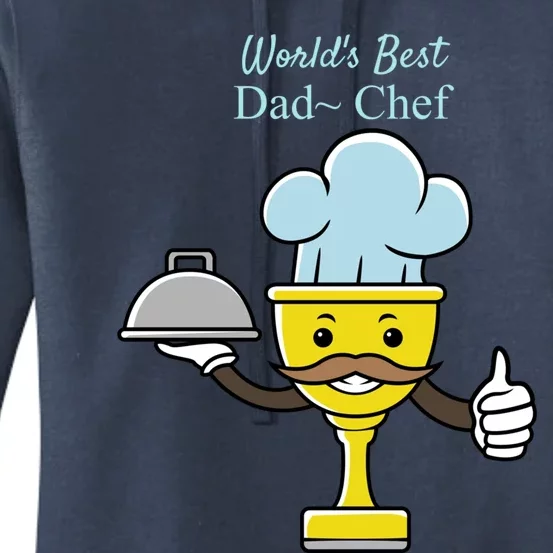 Worlds Best Dad Chef Gift Women's Pullover Hoodie