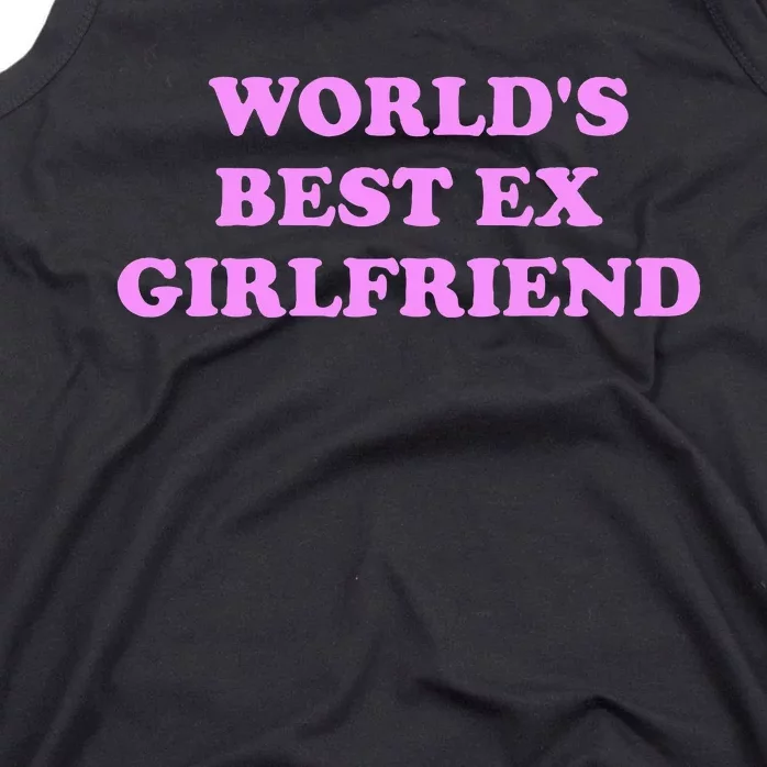 WorldS Best Ex Girlfriend Apparel Tank Top