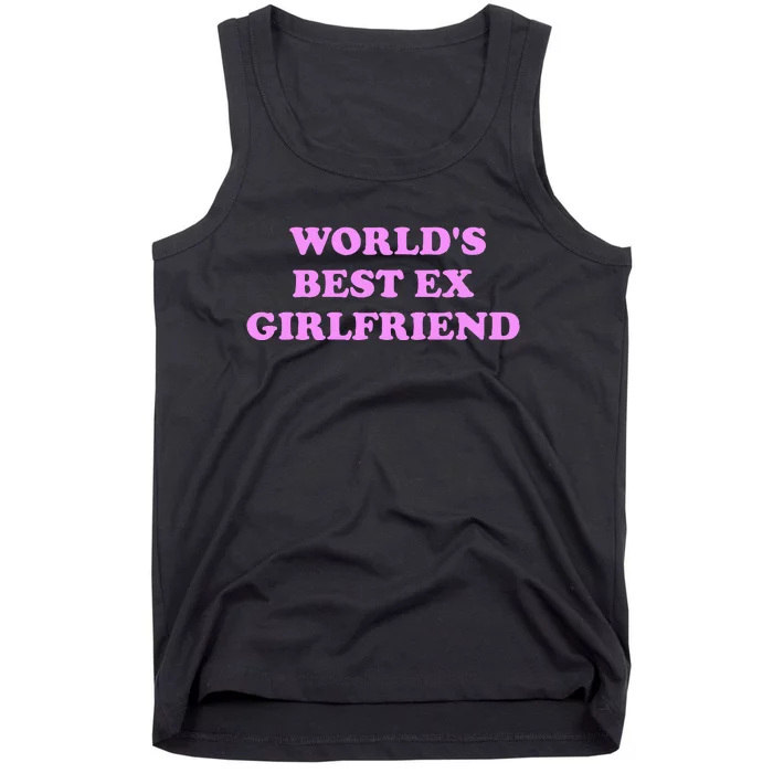 WorldS Best Ex Girlfriend Apparel Tank Top