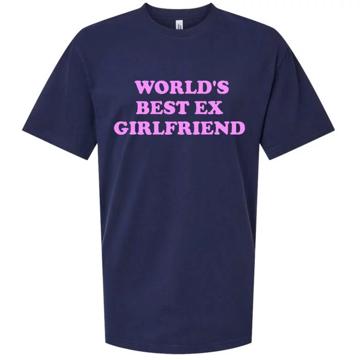 WorldS Best Ex Girlfriend Apparel Sueded Cloud Jersey T-Shirt