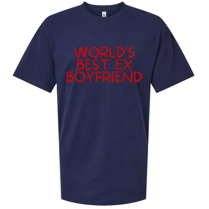 World's Best Ex Boyfriend Sueded Cloud Jersey T-Shirt